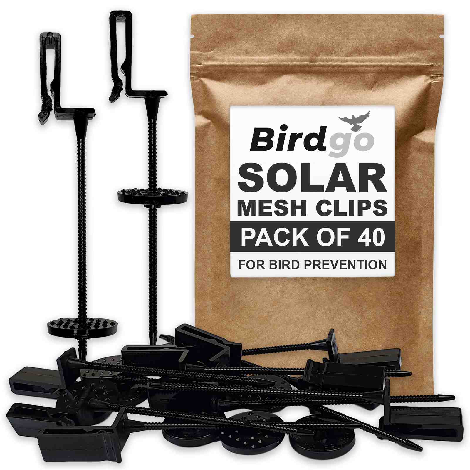 Birdgo Professional Solar Panel Mesh Clips for Weld Mesh Pigeon Bird Proofing eBay