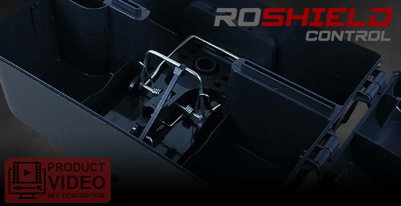 Roshield box with trap